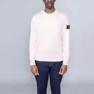 STONE ISLAND Garment Dyed Crew Sweat