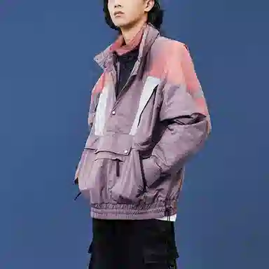 Li-Ning New York Fashion Week Jacket Grey Purple