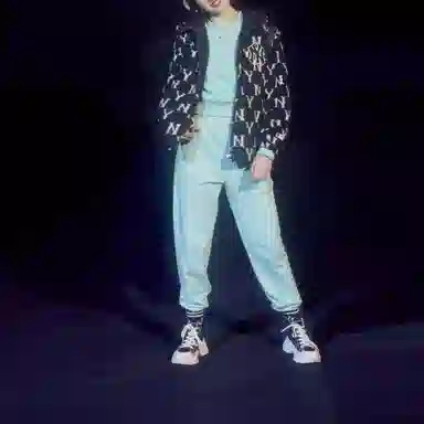 MLB Logo Hooded Jacket Black