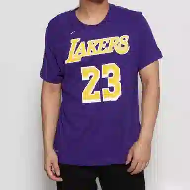 Nike Dri-FIT LeBron James 23 Lakers Purple