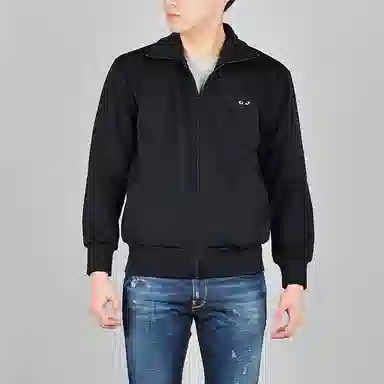 CDG Play Black Heart Zip Jacket