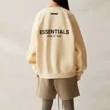 Fear of God Essentials SS21 Pull-Over Crewneck Buttercream/Cream