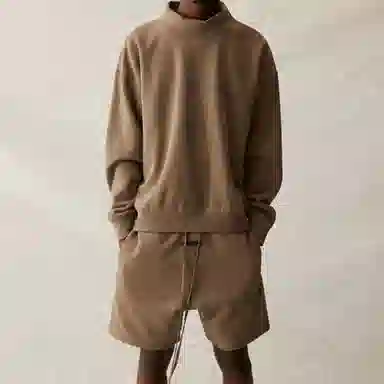 Fear of God Essentials SS21 Mockneck Taupe