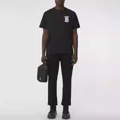 Burberry TB Logo T-Shirt Black