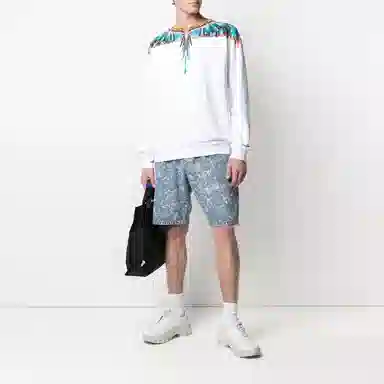 Marcelo Burlon Wings Crewneck Sweatshirt White