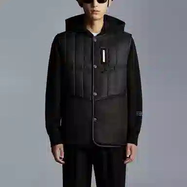 Moncler Genius x Fragment FW21 Quilted Vest Dark Grey