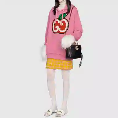 Gucci Floral Hoodie Pink