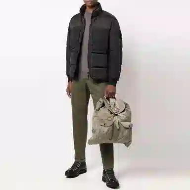 Stone Island Down Jacket Black