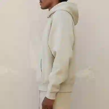 Fear of God Essentials Pullover Hoodie Pistachio FW21 Logo