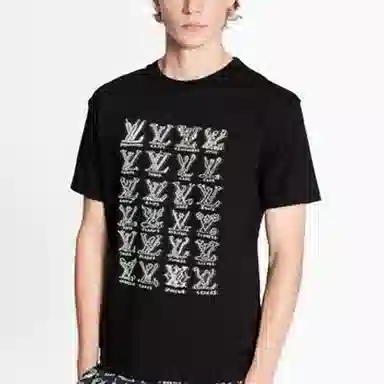 Louis Vuitton Logo T-Shirt Black