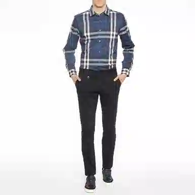 Burberry Classic Check Shirt Navy