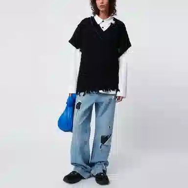 ADER ERROR x ZARA FW21 Wool Vest Black