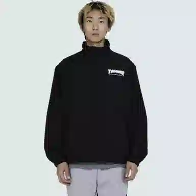 Thrasher Boyfriend Nylon Jacket Black