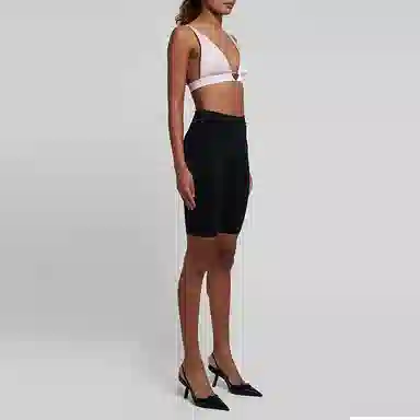 PRADA SS22 High Waist Shorts Black