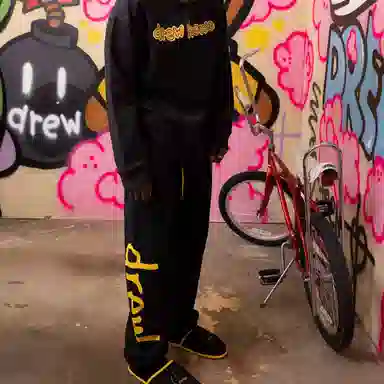 Drew House Mascot House Sweatpant Black Logo