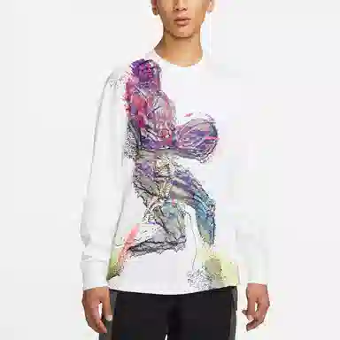 Jordan Long Sleeve T-Shirt White