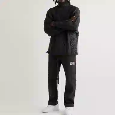 Fear of God Essentials SS22 Cable Knit Turtleneck Iron