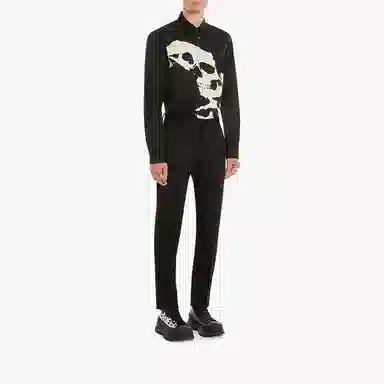 Alexander McQueen Skull Camo Long Sleeve Shirt