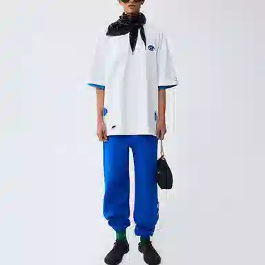 ADER ERROR Ivory Embroidered Logo T-Shirt