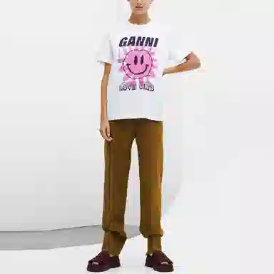 GANNI SS22 Love Club T