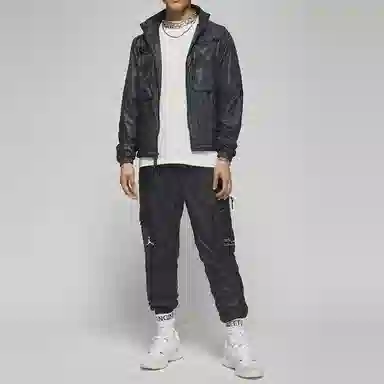 Jordan Logo Print Joggers Black