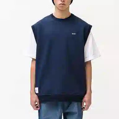 WTAPS Knitted Vest Blue