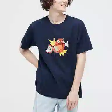 UNIQLO x Pokémon Anime Print Tee Navy