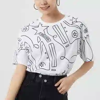 Converse SS22 All Over Print Chuck Art Short Sleeve Tee T