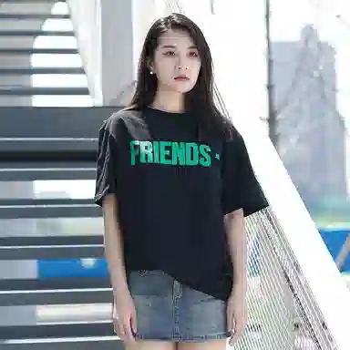 VLONE Friends T-shirt Black Green