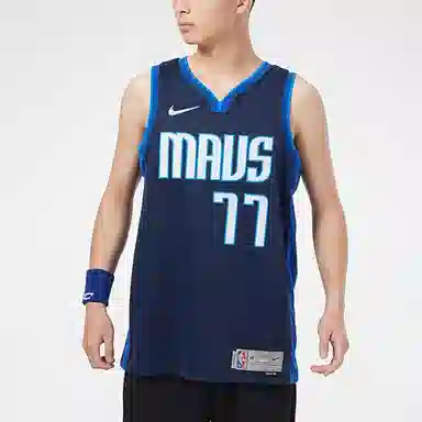 Nike NBA Mavericks Doncic 77 Navy