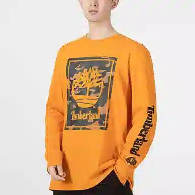 Timberland Camo Crewneck Long Sleeve Tee