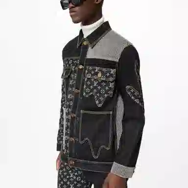 Louis Vuitton Denim Jacket Black