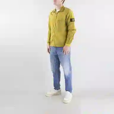 Stone Island Nylon Jacket Yellow