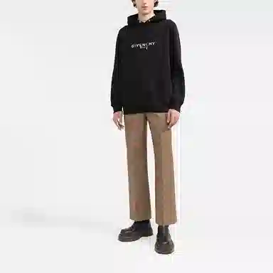 Givenchy SS22 Logo Print Sweatshirt Black