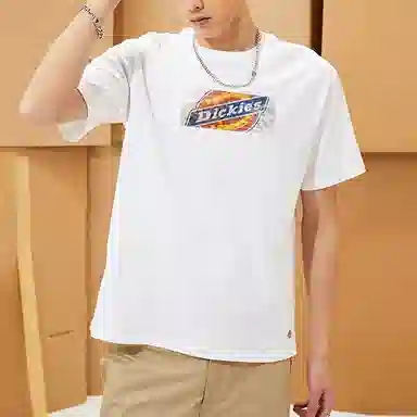 Dickies SS22 Logo Print Crewneck T-Shirt White
