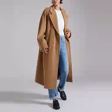 MaxMara 101801 Madame Camel Coat