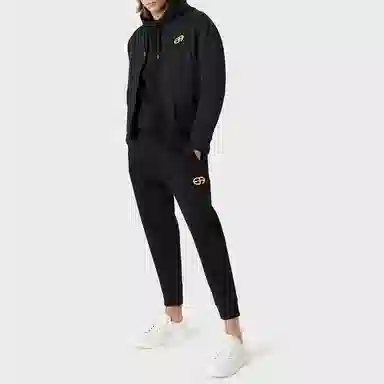 Emporio Armani SS22 Patch Zip Flight Jacket Black