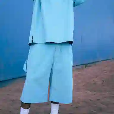 Drew House Corduroy Carpenter Short Pacific Blue