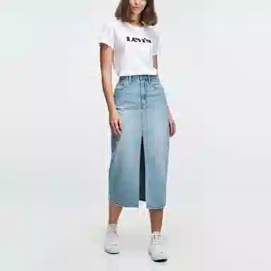 Levis Denim Skirt Blue