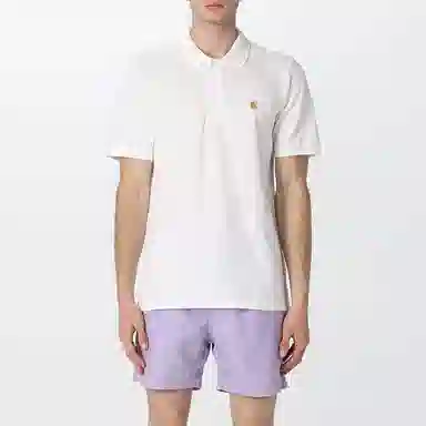 Carhartt WIP SS22 Chase Pique Polo Chase Logo LogoPolo