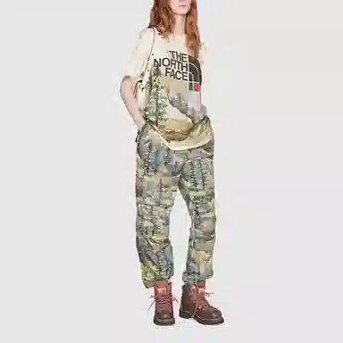 Gucci x The North Face Logo Ivory T-Shirt