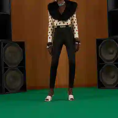 GUCCI SS22 Black Leggings