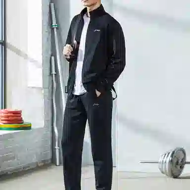 LiNing Running Suit Black