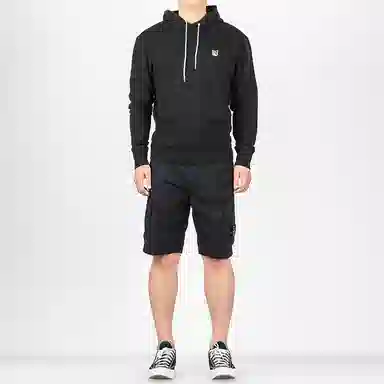 Stone Island Logo Zip Pocket Shorts Navy