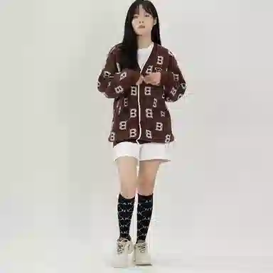 MLB Boston Red Sox Cardigan Brown