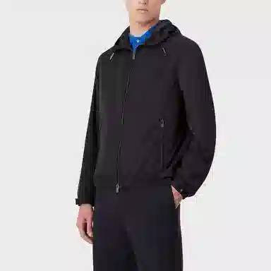 Emporio Armani FW21 Hooded Jacket Navy
