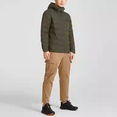 The North Face 550 Hoodie Down Jacket Green