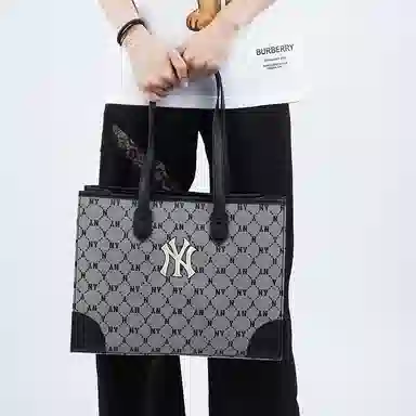MLB Monogram Tote Bag Grey