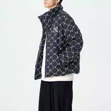 MLB FW22 Diamond Short Down Jacket Black