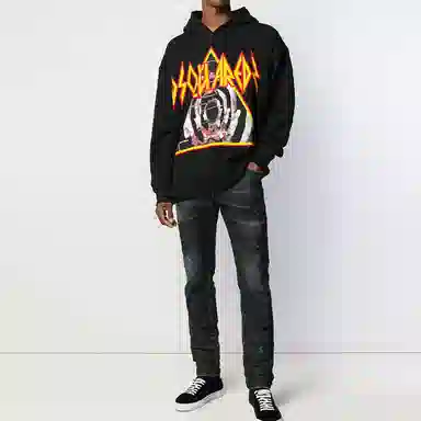 DSQUARED2 Logo Print Hoodie